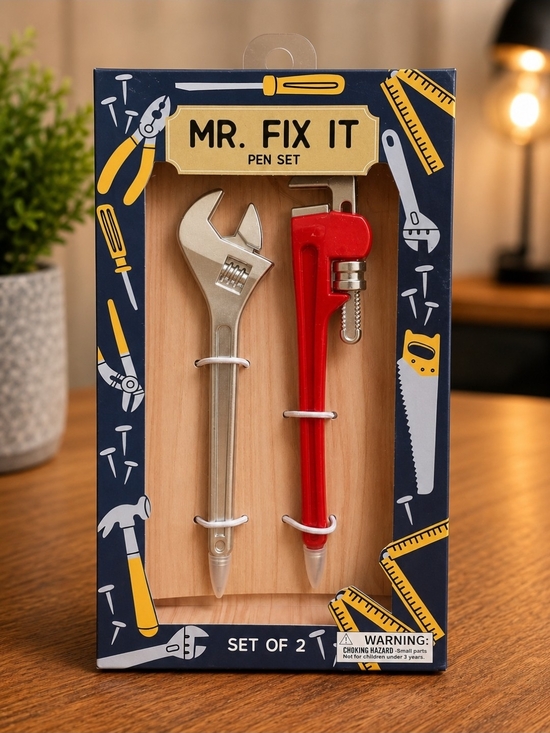 Eccolo Other - Mr. Fix It Pen Set – Silver and Red